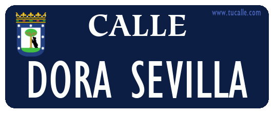 cartel_de_calle- -DORA SEVILLA_en_madrid_antiguo